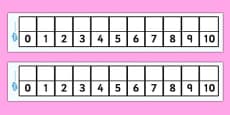 Blank Number Track (Large) - blank number track large, number