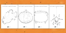 Halloween Dot to Dot Activity Sheets