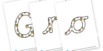 Growth - Display Lettering - Display, Gardening Clubs, Extra Curricular, Primary Resources