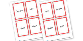 3d Shapes Cards - 3D Shapes Literacy Primary Resources -  Primary Resources, spaces