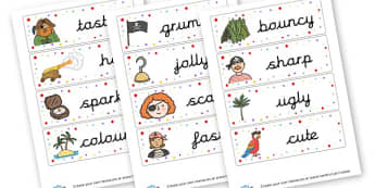 WOW Words Flashcards - Wow Words & Adjectives Primary Resources, cll, wow, keywords
