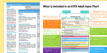 EYFS Dinosaurs Adult Input Planning and Resource Pack Overview