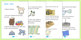 Clothing How Materials Are Made - clothing, material, how materials are made, clothes, whool, sheep, cotton, plant, harvest, linen, retting, nylon, how is clothing made