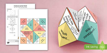 Continents of the World Fortune Teller