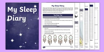My Sleep Diary Activity Sheet Pack, worksheet