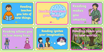 Reasons to Read Display Posters - reasons to read, reasons, read, display posters, display, posters