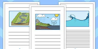 Water Writing Frames - water, writing frames, writing, frames