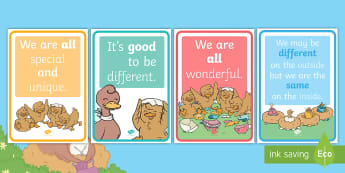 Each Egg is Different and Unique A4 Display Poster - Brenda's Boring Egg, Twinkl Originals, Twinkl Fiction, story resources, egg, diversity, posters, di