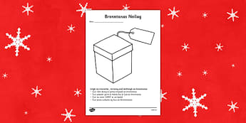 Bronntanas Nollag Read and Draw Activity Sheet Gaeilge - roi, irish, gaeilge, Christmas, Read, draw, comprehension, worksheet