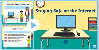 EYFS Staying Safe on the Internet PowerPoint - internet safety day, e-safety, computers, safe, danger, laptops, www, web, browse, EYFS, early years
