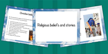 Religious Stories and Beliefs PowerPoint - RE, religion, beliefs
