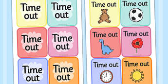 Time Out Cards -  SEN, Time out, Calm, behaviour management, autism, autistic, calming strategies, time out cards