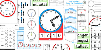 Telling The Time Lapbook Creation Pack - lapbooks, pack, time