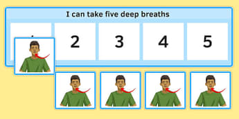 KS3 I Can Take Five Breaths - ks3, I can take five breaths, breath, take, breathe, sen