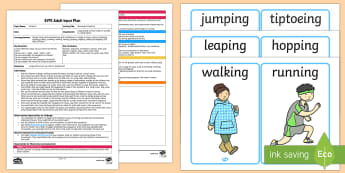 Movement Patterns Adult Input Plan and Resource Pack  - sequence, pe, pd, physical development, active, moving, movement, adult input plan, adult led, teach