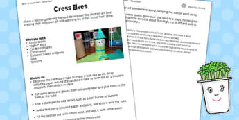 Cress Elves Worksheet - cress elves, worksheet, cress, elves