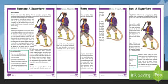 Ratman: A Superhero  Differentiated Fact File - Comic, Marvel, Heroes, Superpowers, Reading, Comprehension