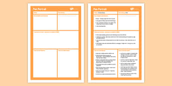 Pen Portrait Secondary - pen portrait, secondary, pen, portrait, sen