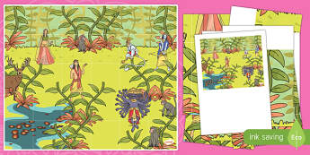 Diwali Character Bee-Bot Mat