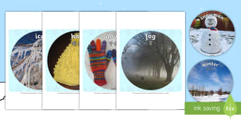 Winter Display Circle Photo Cut-Outs - English/Mandarin Chinese - Winter Display Circle Photo Cut Outs - winter, display, circle, photo, cut outs,winterdisplay,wnter,