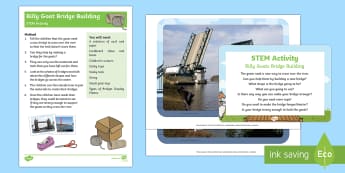 Billy Goats Bridge Building STEM Activity and Resource Pack