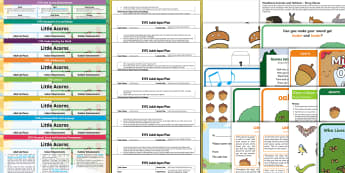 EYFS Little Acorns Lesson Plan Enhancement Ideas and Resource Pack - EYFS, Early Years Planning, Adult Led, Continuous Provision, Little Acorns, Twinkl Originals, Twinkl
