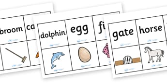Alphabet Words and Pictures Matching Cards - alphabet, alphabet matching game, a-z matching, alphabet word matching game, alphabet picture matching game