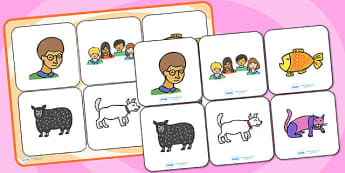 Matching Cards and Board to Support Teaching on Brown Bear, Brown Bear - brown bear brown bear, brown bear brown bear picture matching game, brown bear brown bear matching cards