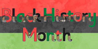 Black History Month Display Lettering - black history month, display lettering, display, lettering