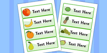 Editable Drawer - Peg - Name Labels (Fruit) - Resource Labels, Name Labels, Editable Labels, Drawer Labels, Coat Peg Labels, Peg Label, KS1 Labels, Foundation Labels, Foundation Stage Labels, Teaching Labels, Resource Labels, Tray Labels, Printable l