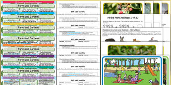 EYFS Parks and Gardens Lesson Plan Enhancement Ideas and Resources Pack - planning, Parks and Gardens Lesson Plan, Enhancement Ideas and Resource Teaching Pack, teeach, fewer, eyfa