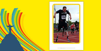 The Paralympic Events Athletics Display Photos - Athletics, athlete, running, Paralympics, sports, wheelchair, visually impaired, display, photo, photos, poster, 2012, London, Olympics, events, medal, compete, Olympic Games