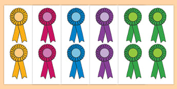 Editable Award Rosettes - Reward, rosette, plaque, medal, rewards, school reward, medal, good behaviour, award, good listener, good writing, good reading