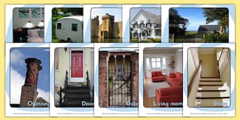 Houses and Homes Display Photos - house, home, building, Display Posters, A4, display, posters, brick, stone, detached, terraced, bathroom, kitchen, door, caravan, where we live, ourselves