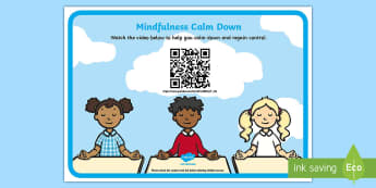 Mindfulness Calm Down Code Hunter - Mindfulness in the classroom mindfulness activities, mindfulness teaching resources, meditation, bre