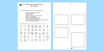 Make Your Own My Family Mini Booklet - family, booklet, design