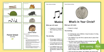 Forest School Activities Challenge Cards - Forest School Acitivities Challenge Cards - forest school, forest schools, outdoor activities, outsi