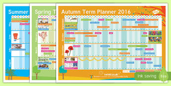 2016-2017 Academic Year A3 Calendar Planner - 2016, 2017, academic, year, calendar, planner