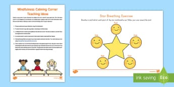 Mindfulness Calming Corner Teaching Ideas - Mindfulness in the classroom mindfulness activities, mindfulness teaching resources, meditation, bre