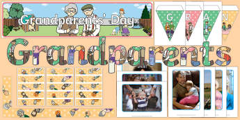 Grandparents' Day Display Pack - Grandparent's Day Pack, grandparents, grandma, granny, nan, nanny, grandpa, grandad, granddad, fami