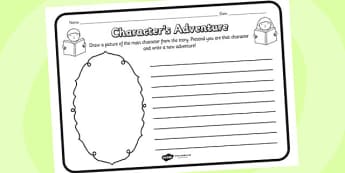 Character Adventure Reading Comprehension Activity - comprehension 