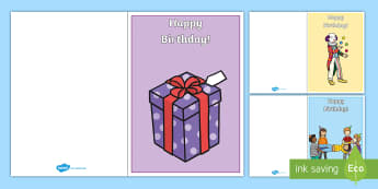 Happy Birthday Make Your Own Card - birthday, happy birthday, make your own card, card, giving, cards, design, creative, gift, candles, special, day