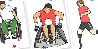 The Olympics Editable Paralympics Images - images, Olympics, Olympic Games, sports, Olympic, London, paralympics, wheelchair, 2012, activity, Olympic torch, medal, Olympic Rings, mascots, flame, compete, events, tennis, athlete, swimming