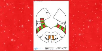 Christmas Snowman Bee Bot Jacket - program, programming, robot, toy, cover, model, computing, it, ict, fun, interactive, change, add, topic, 