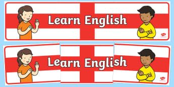 Learn English Banner