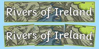 Rivers of Ireland Display Banner-Irish
