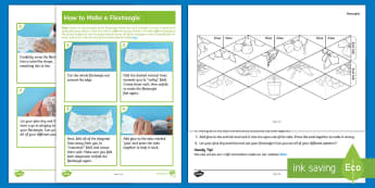 KS2 Plants Flextangle Paper Craft - art, science, KS2, creativity, mindfulness, colouring