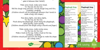 Christmas Tree Playdough Play Song - EYFS, Early Years, Christmas, winter, Playdough Play,Dough Disco, finger gym, fine motor skills, Phy