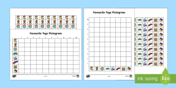 Favourite Toys Pictogram Resource Pack - Toy, gifts, favourite, data, data handling, pictogram, graph, chart, tally, games, play, favourite t