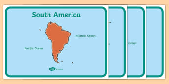 Continent And Ocean Editable Group Signs - Continent, Geography